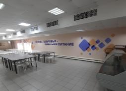 Горячее питание организовано в школьной столовой
